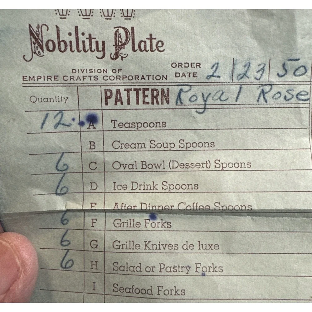 Oneida Nobility Plate 